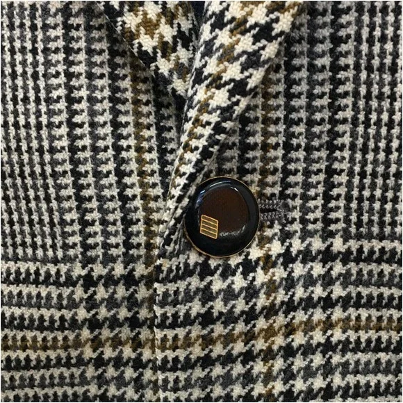 VINTAGE Mens Blazer Sport Coat Casual Jacket Size 40R Classic Wool‎ Suit